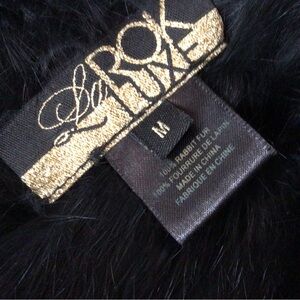 La Rok Luxe, Rabbit Fur Waistcoat, Medium